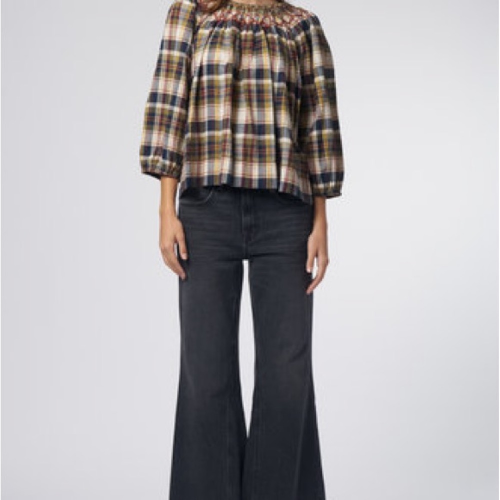 The Great Sea Glass Plaid Top 1
